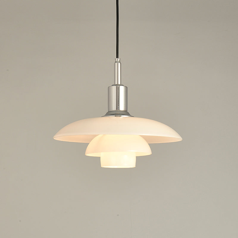 WOMO Danish Designer Milk Glass Pendant Lamp-WM2116