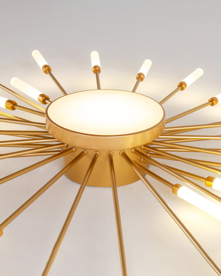 WOMO Firework Sunburst Flush Mount Ceiling Light-WM1001