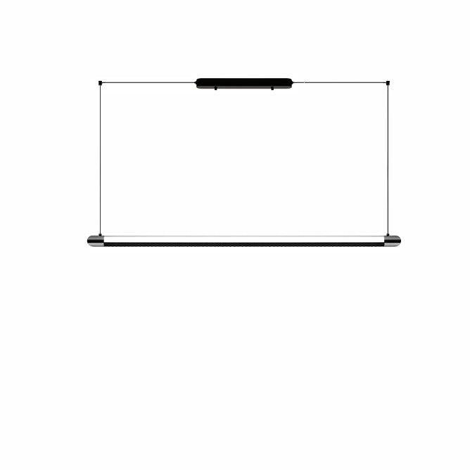 WOMO Black Linear Pendant Light - WM3225