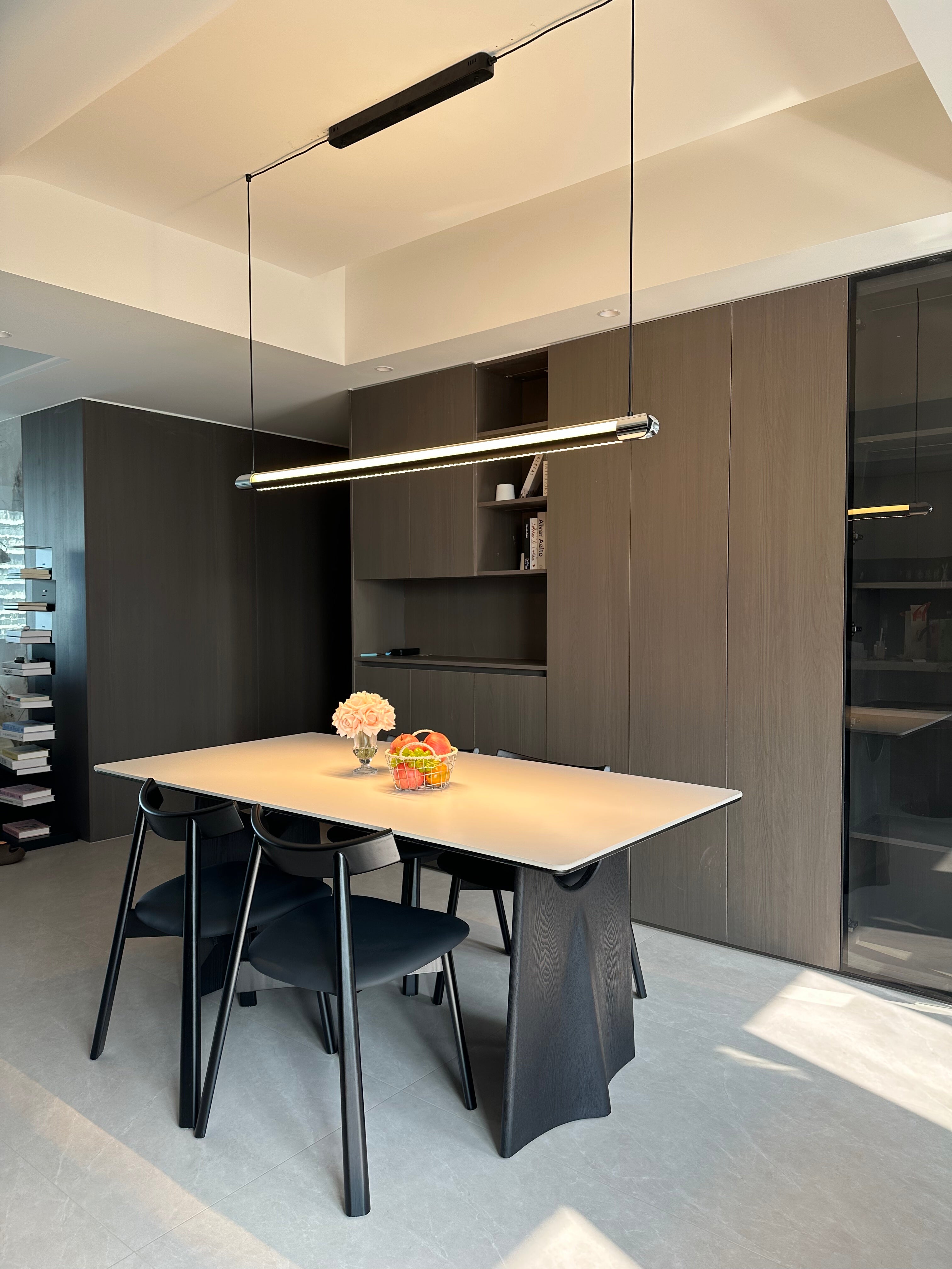 WOMO Black Linear Pendant Light - WM3225