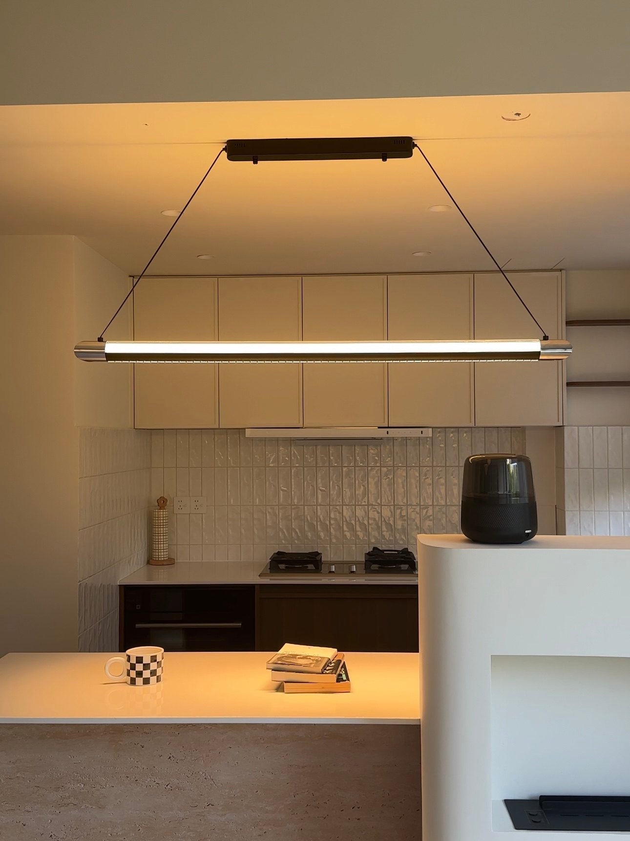 WOMO Black Linear Pendant Light - WM3225