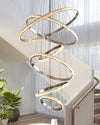 WOMO Tiered Circular Led Crystal Chandelier-WM2491b thumbnail