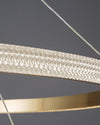 WOMO Circular Led Brass Chandelier-WM2357 thumbnail