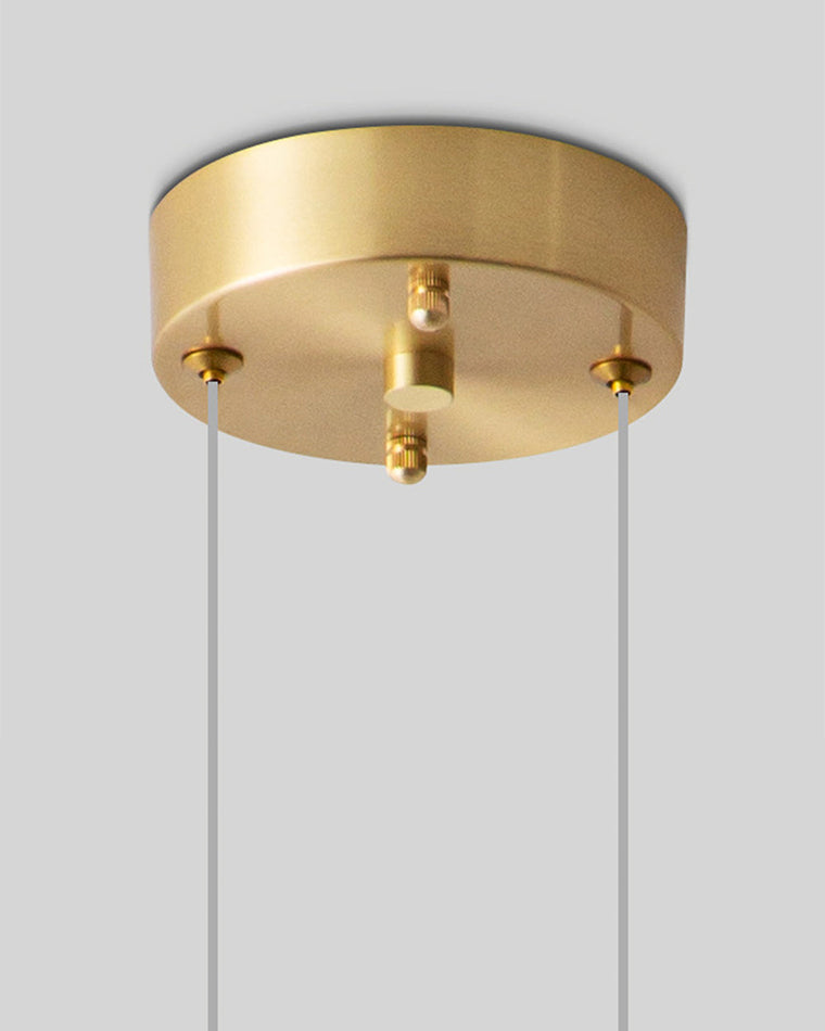 WOMO Pearl Globe Brass Dining Room Chandelier-WM2102d