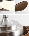 WOMO Mid Century Modern Ceiling Fan Lamp - WM5173 thumbnail