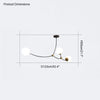 WOMO Branching Bubble Chandelier-WM2141 thumbnail