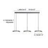 WOMO 3 Light Disc Pendant Light-WM2015 thumbnail