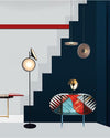 WOMO 2-bulb Moons Reading Floor Lamp-WM7076 thumbnail