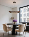 WOMO Circular Led Wood Chandelier-WM2492 thumbnail