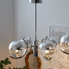WOMO 1920s Chrome Glass Chandelier-WM2306 thumbnail