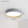 WOMO Oak Grain Round Ceiling Light-WM1017 thumbnail