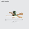 WOMO Scandi Low Profile Ceiling Fan Lamp-WM5086 thumbnail
