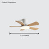 WOMO Scandi Low Profile Ceiling Fan Lamp-WM5086 thumbnail