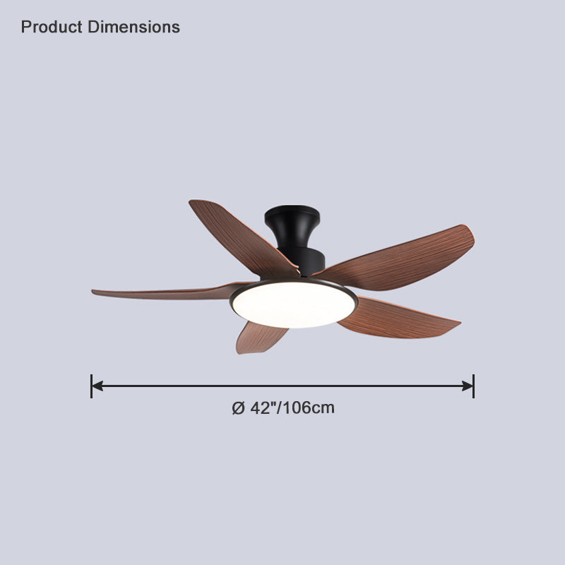WOMO 42 Low Profile Ceiling Fan Lamp-WM5020
