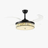 WOMO Crystal Retractable Ceiling Fan Chandelier-WM5036 thumbnail