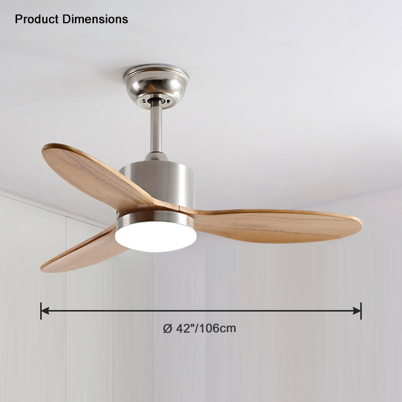 WOMO Mid Century Modern Ceiling Fan Lamp-WM5034