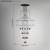WOMO Wire Tiered Sculptural Chandelier-WM2066 thumbnail