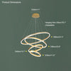 WOMO Tiered Ring LED Chandelier-WM2159 thumbnail