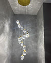 WOMO Rock Crystal Rain Chandelier-WM2189 thumbnail