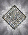 WOMO Square Crystal Flush Mount Ceiling Light-WM1130 thumbnail