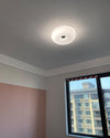 WOMO Round Milk Glass Flush Mount Ceiling Light-WM1134 thumbnail