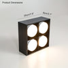 WOMO Square Flush Mount Ceiling Light-WM1023 thumbnail
