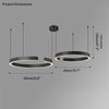 WOMO Black/Gold Ring Led Chandelier-WM2009 thumbnail
