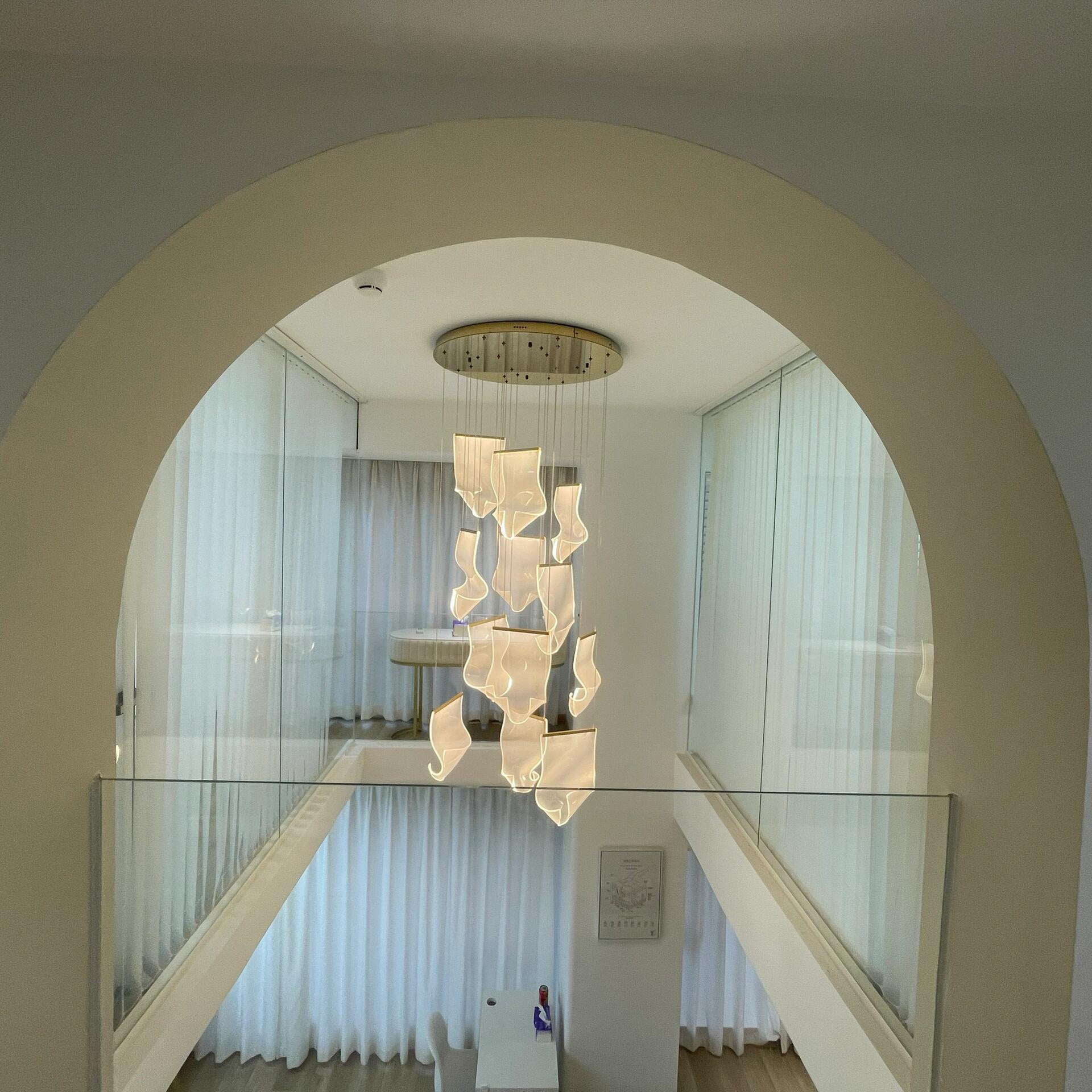 WOMO Breeze Dimmable Acrylic Chandelier-WM2158