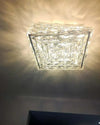 WOMO Square Crystal Flush Mount Ceiling Light-WM1130 thumbnail