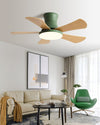 WOMO Scandi Low Profile Ceiling Fan Lamp-WM5086 thumbnail