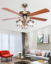 WOMO 52 Vintage Ceiling Fan Chandelier-WM5031 thumbnail