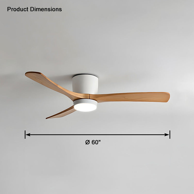 WOMO Large Low Profile Ceiling Fan Lamp-WM5051