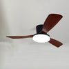 WOMO 3 Wood Blade Low Profile Ceiling Fan Lamp-WM5058 thumbnail