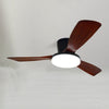 WOMO 3 Wood Blade Low Profile Ceiling Fan Lamp-WM5058 thumbnail