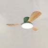 WOMO 3 Wood Blade Low Profile Ceiling Fan Lamp-WM5058 thumbnail