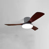 WOMO 3 Wood Blade Low Profile Ceiling Fan Lamp-WM5058 thumbnail