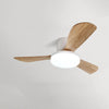 WOMO 3 Wood Blade Low Profile Ceiling Fan Lamp-WM5058 thumbnail
