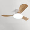 WOMO 3 Wood Blade Low Profile Ceiling Fan Lamp-WM5058 thumbnail