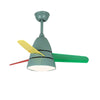 WOMO 3 Blade Tapered Ceiling Fan Lamp-WM5099 thumbnail