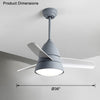 WOMO 3 Blade Tapered Ceiling Fan Lamp-WM5099 thumbnail