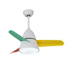 WOMO 3 Blade Tapered Ceiling Fan Lamp-WM5099 thumbnail