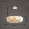 WOMO Feather Round Pendant Light-WM2060 thumbnail
