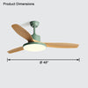 WOMO 3 Blade Ceiling Fan Lamp-WM5127 thumbnail