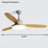 WOMO 3 Blade Ceiling Fan Lamp-WM5127 thumbnail