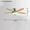 WOMO Scandi Large Flush Mount Ceiling Fan Lamp-WM5130 thumbnail