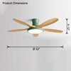 WOMO Scandi Large Flush Mount Ceiling Fan Lamp-WM5130 thumbnail