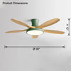 WOMO Scandi Large Flush Mount Ceiling Fan Lamp-WM5130 thumbnail