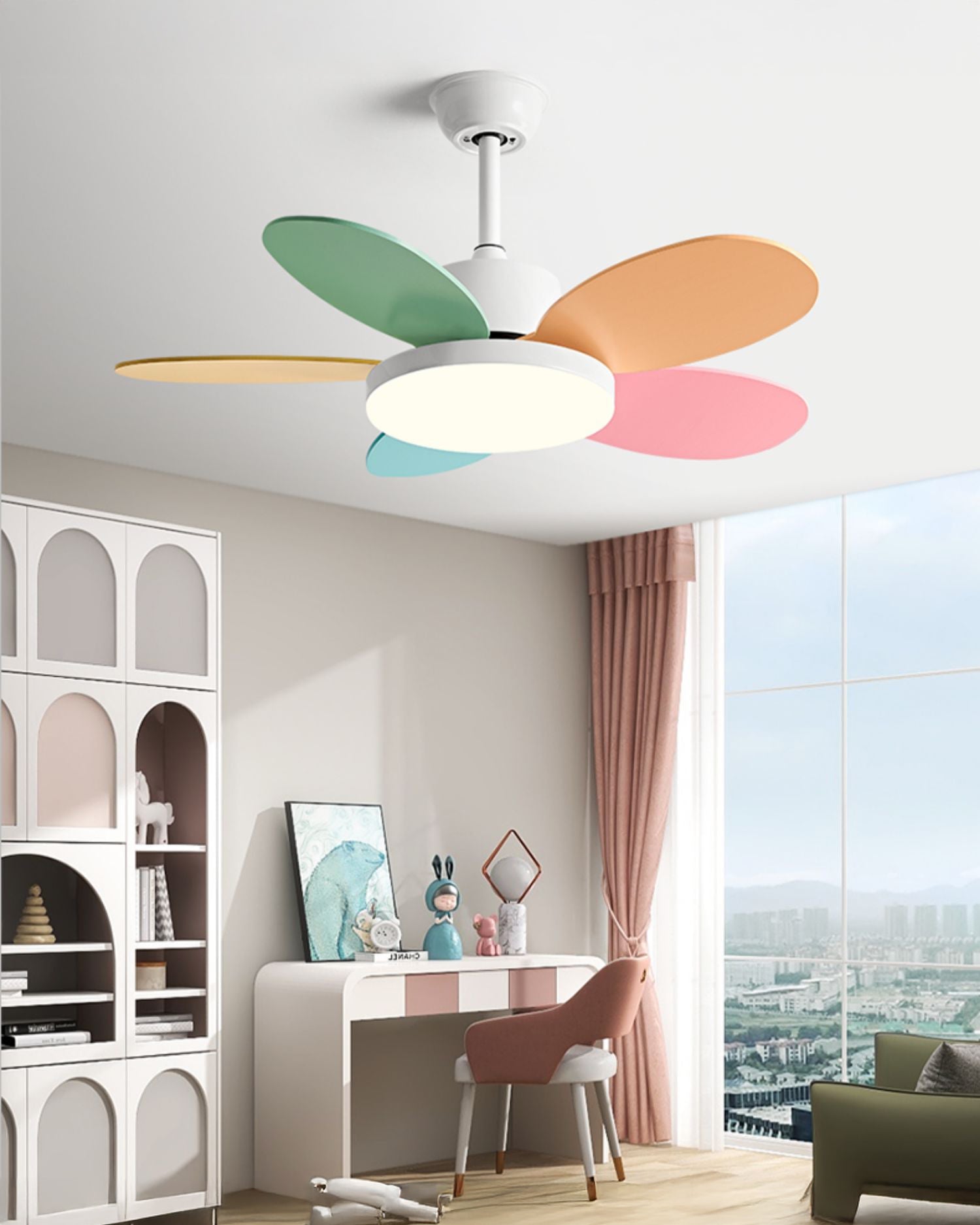 WOMO 36 Inch Children Ceiling Fan Lamp - WM5187