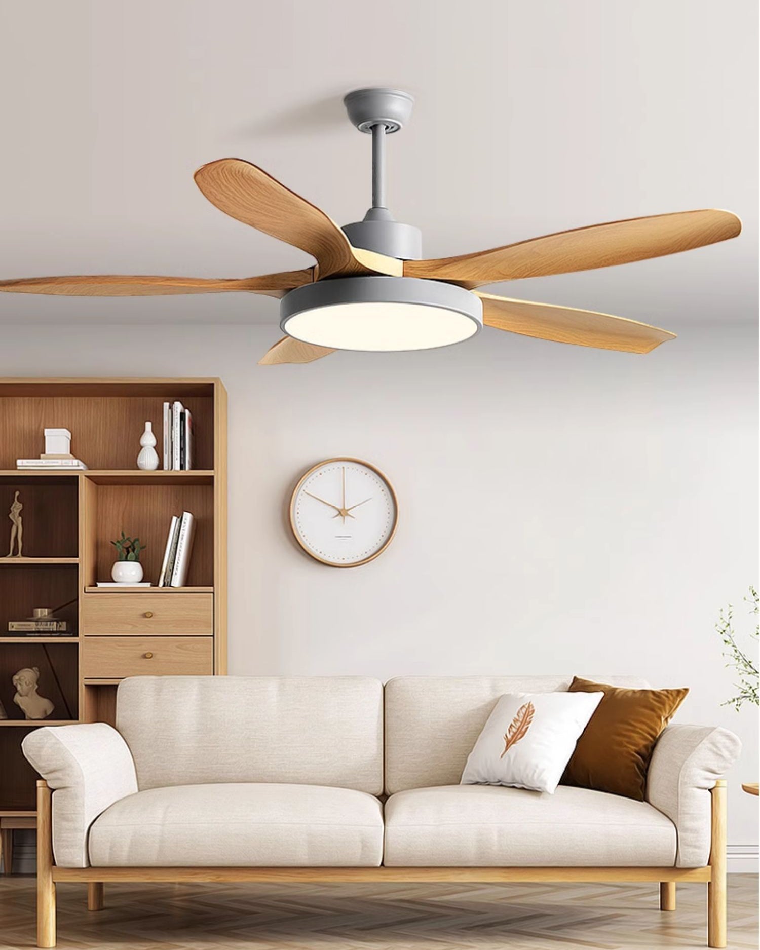WOMO 5 Blade Ceiling Fan Lamp - WM5245b