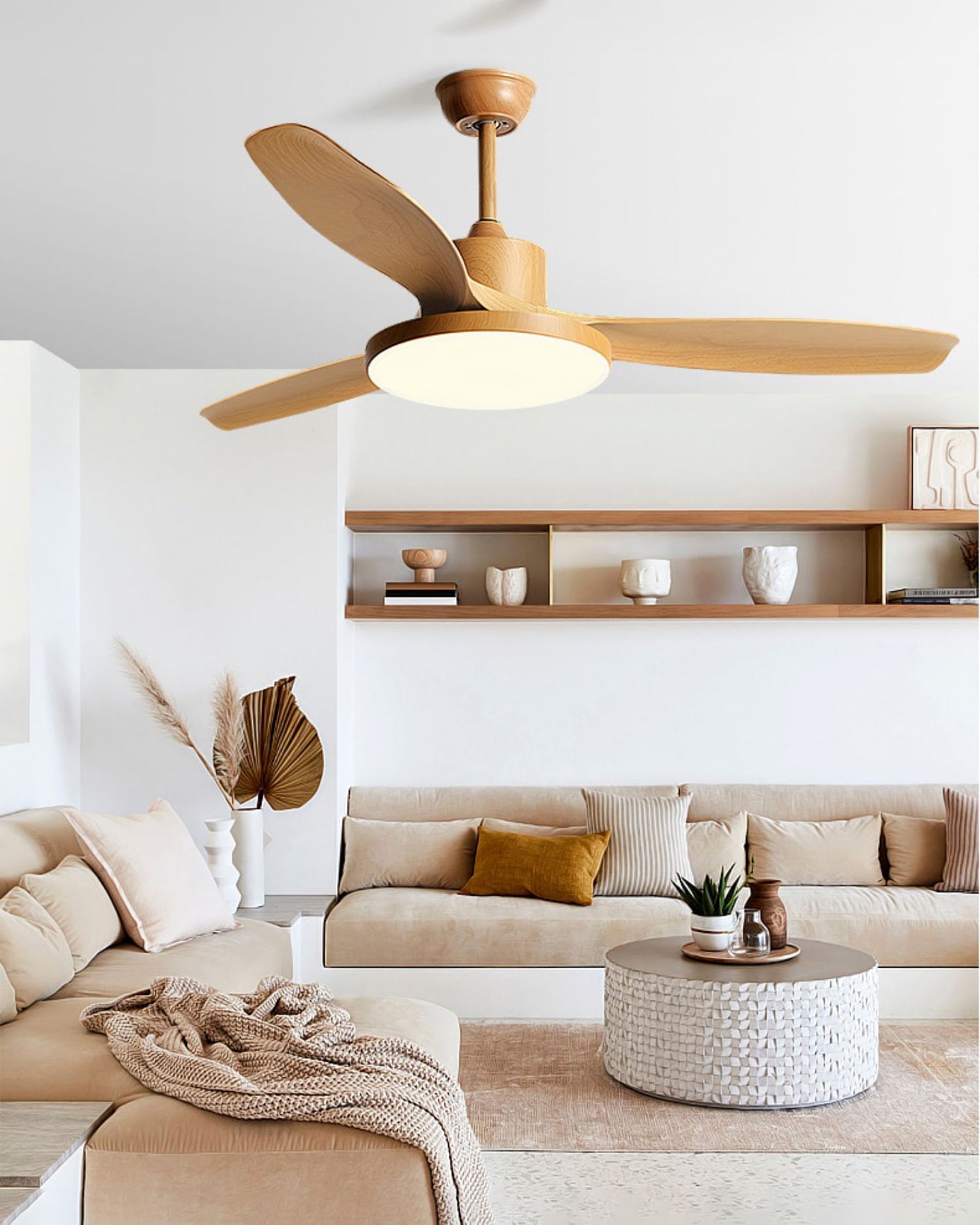 WOMO 5 Blade Ceiling Fan Lamp - WM5245b